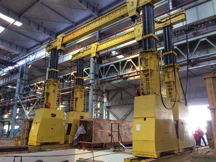 如何用液壓龍門吊完成重型機械搬運及定位安裝？
